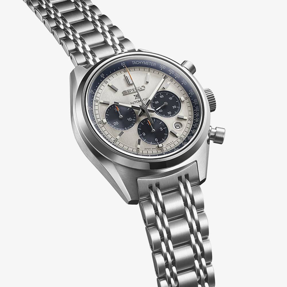 Seiko Prospex Speedtimer 1972 Chrono Reissue Men's Stainless Steel Watch SRQ047J1 Panda