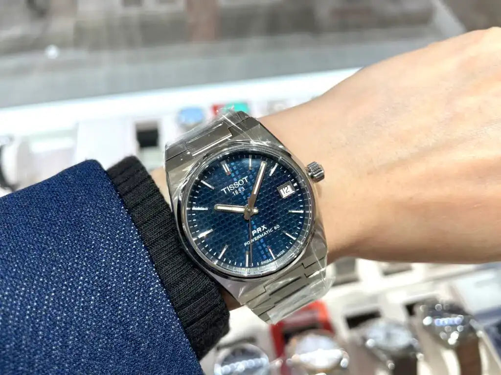Tissot Swiss Made PRX Powermatic 80 35mm Automatic Blue Ladies' Stainless Steel Watch T137.207.11.041.00