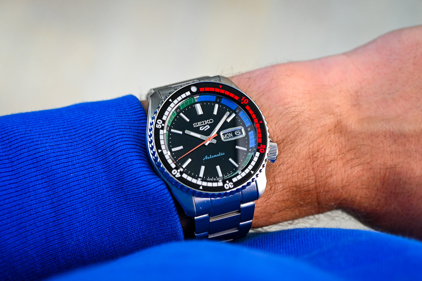 Seiko 5 100M X Regatta Timer Special Edition Automatic Watch SRPK13K1