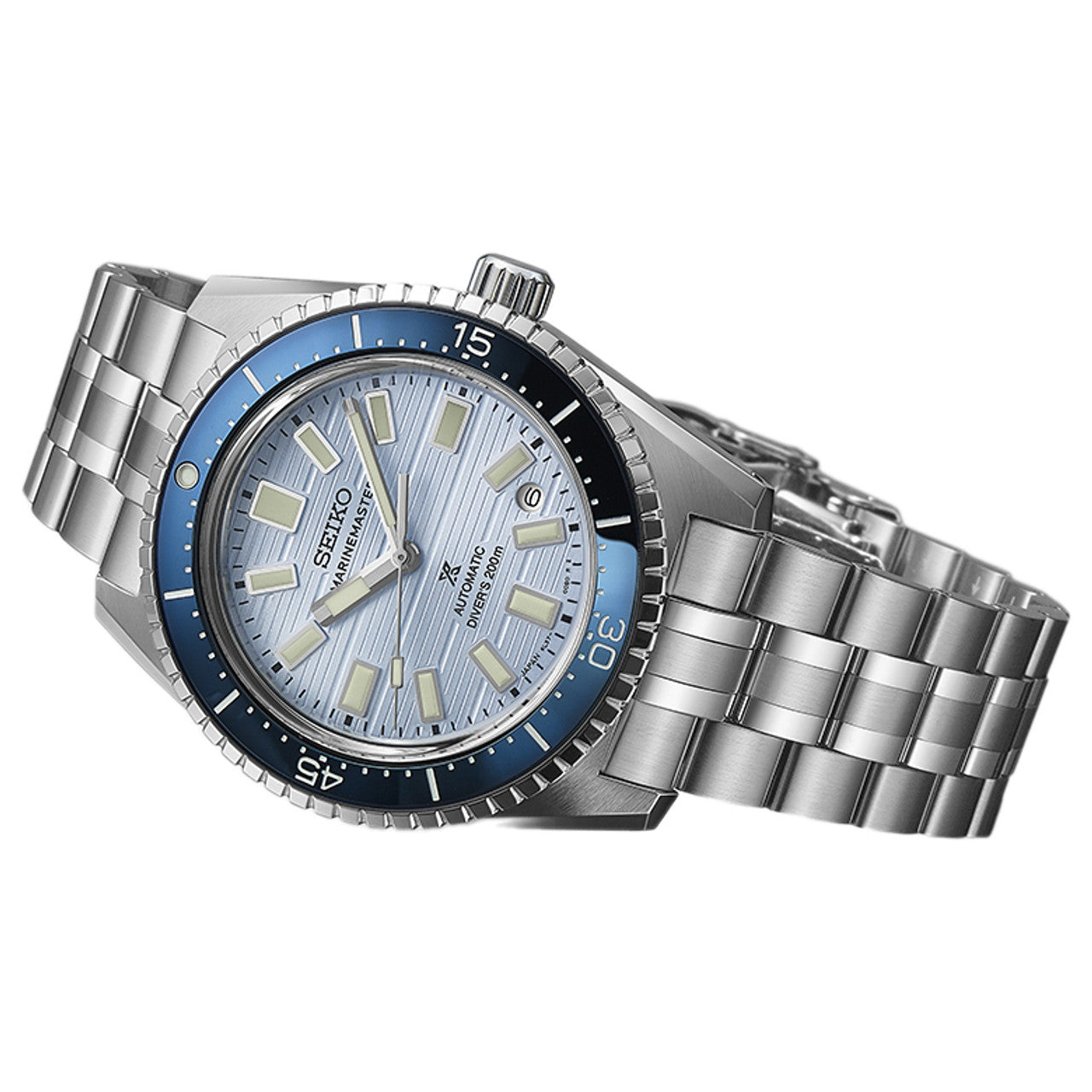 Seiko 62MAS Prospex Blue Clearwater Marinemaster Men's Stainless Steel Watch SJE099J1