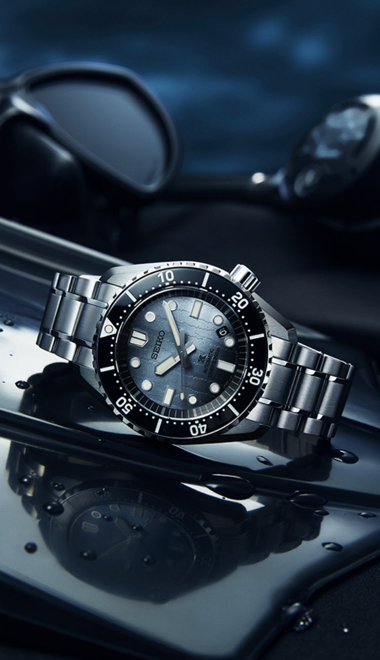 Seiko Prospex 1968 Marinemaster "The Cave Diving" Stainless Steel Watch SLA073J1