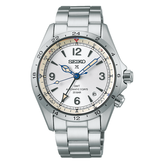 Seiko Prospex Alpinist LE 'Yama-otoko GMT' Men's Stainless Steel Strap Watch SPB409J1