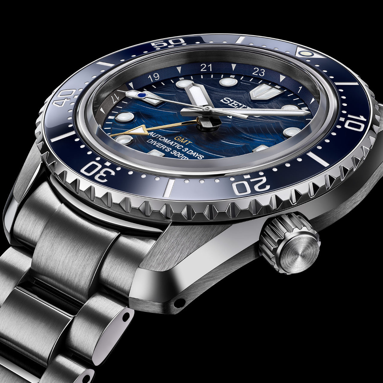 Seiko 1968 Heritage GMT Baby Marinemaster 60th Anniv LE 200M Men's Diver's Watch SPB509J1