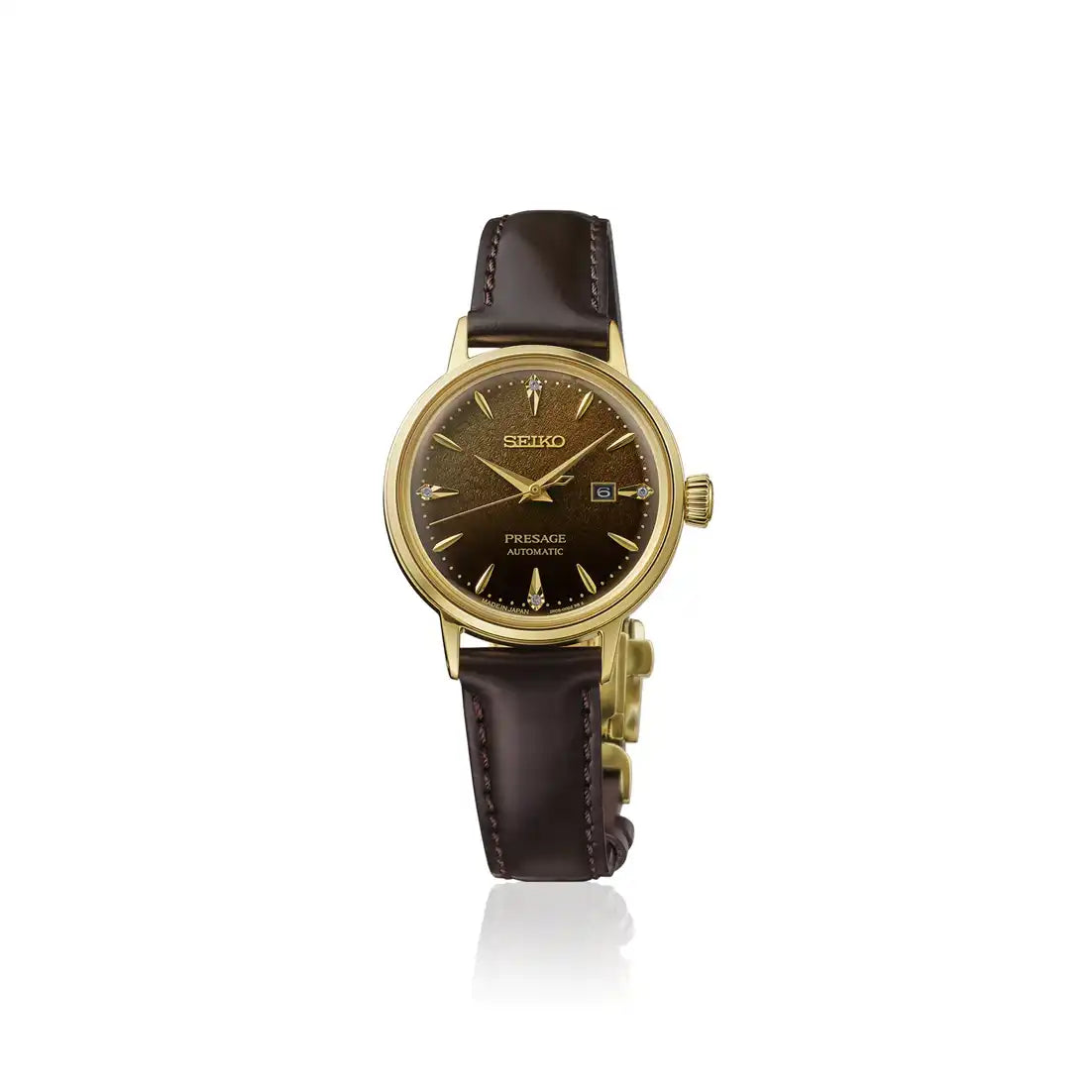 Seiko Japan Made Presage Cocktail Time "‘Jamaican Coffee" Ladies' Watch SRE020J1