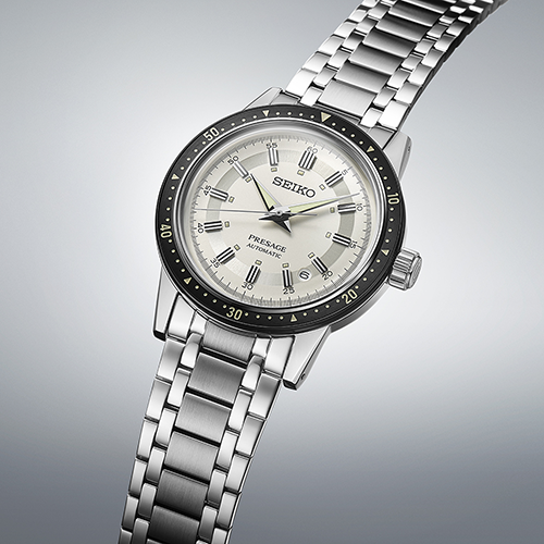 Seiko Presage Crown Chrono LE Style 60 White Men's Stainless Steel Watch SRPK61J1