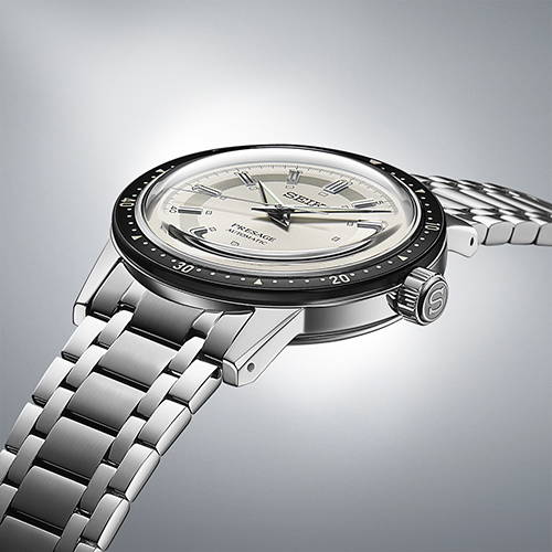 Seiko Presage Crown Chrono LE Style 60 White Men's Stainless Steel Watch SRPK61J1