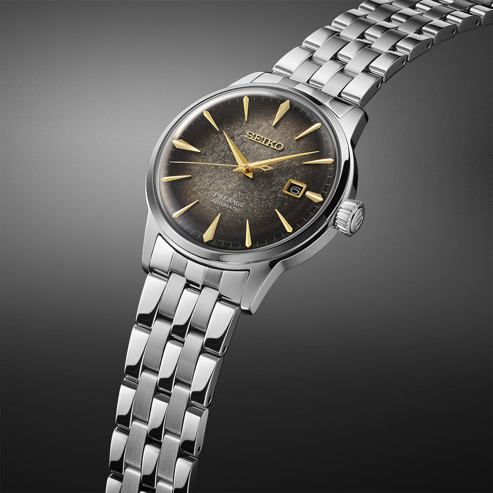 Seiko Limited Edition Presage Cocktail Time Tokyo Night Star Bar Men's Watch SRPK93J1