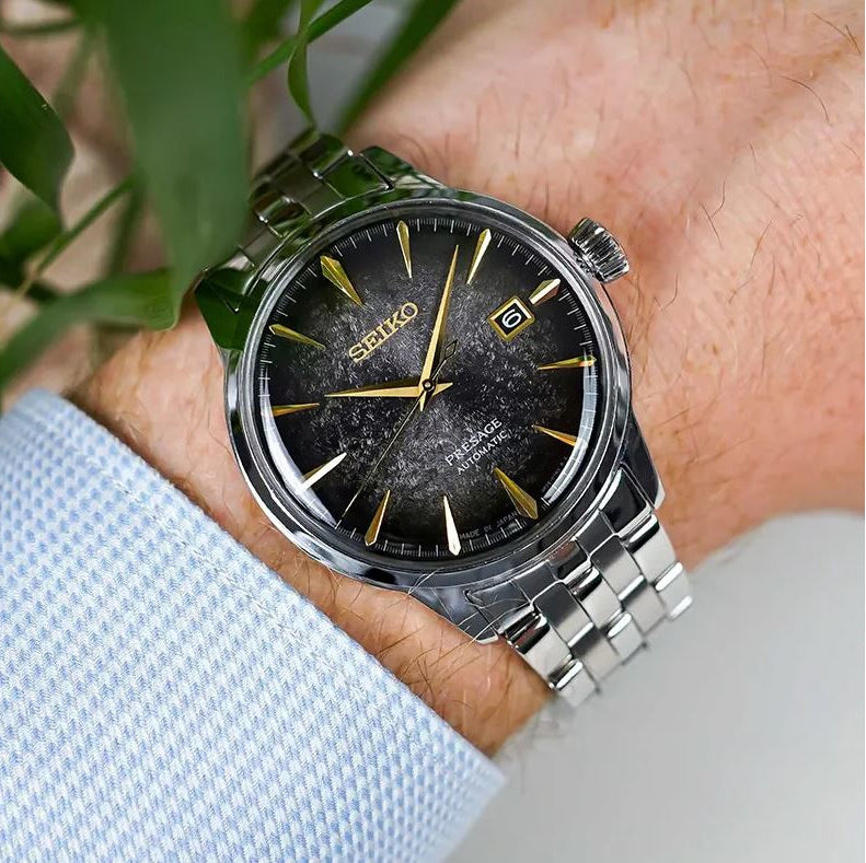 Seiko Limited Edition Presage Cocktail Time Tokyo Night Star Bar Men's Watch SRPK93J1