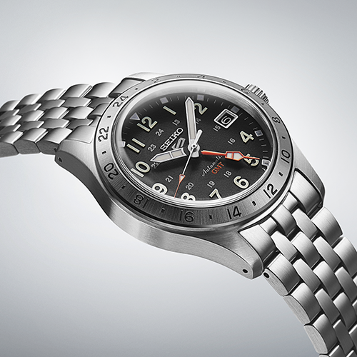Seiko 5 Sports 100M GMT Style Black Dial Automatic Watch SSK023K1