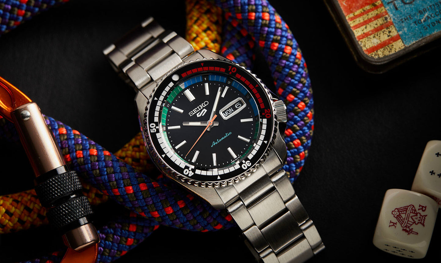 Seiko 5 100M X Regatta Timer Special Edition Automatic Watch SRPK13K1