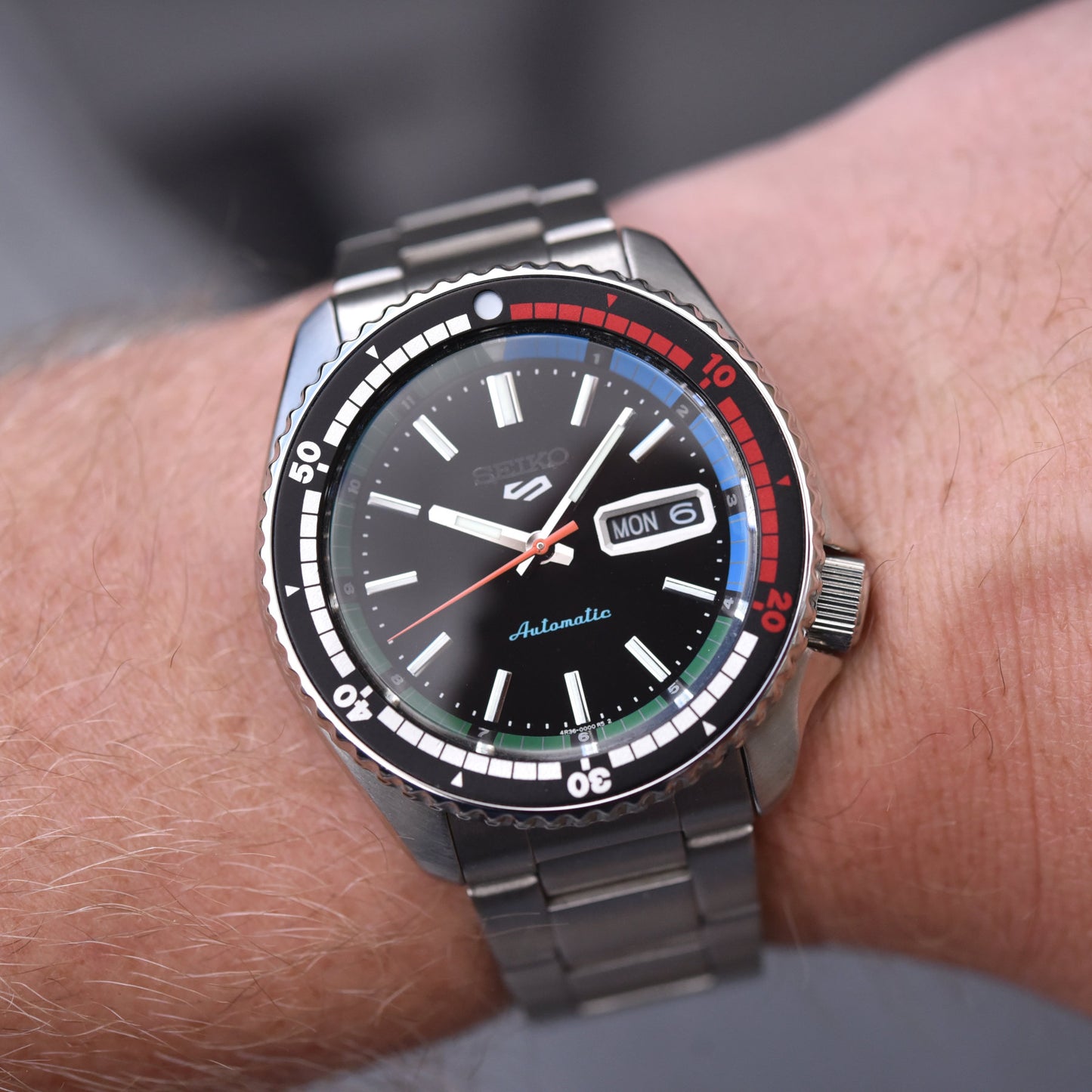 Seiko 5 100M X Regatta Timer Special Edition Automatic Watch SRPK13K1