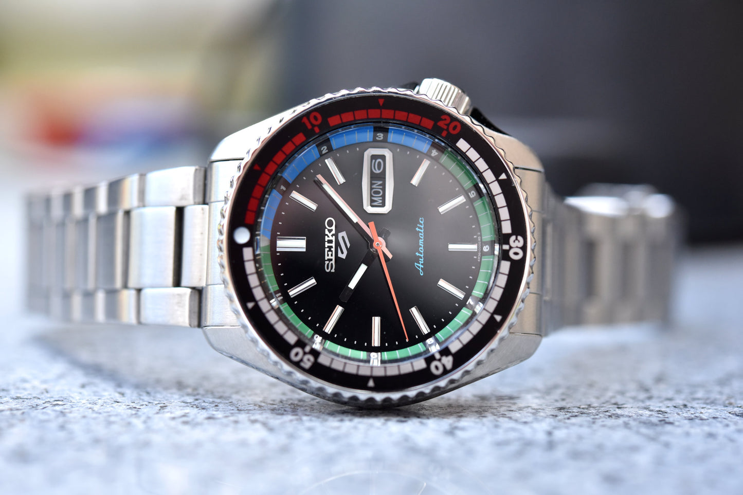Seiko 5 100M X Regatta Timer Special Edition Automatic Watch SRPK13K1