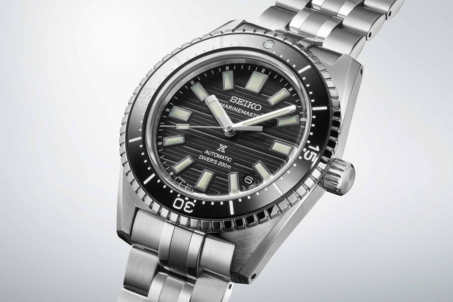 Seiko 62MAS Prospex Black Dark Water Marinemaster Men's Stainless Steel Watch SJE101J1