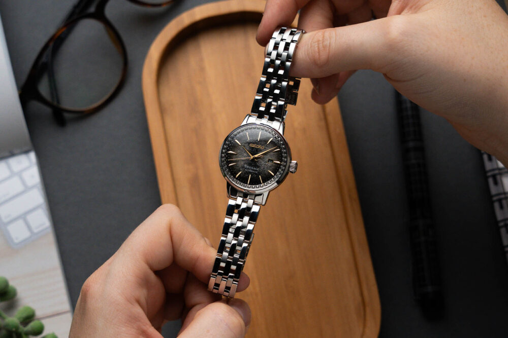 Seiko Limited Edition Presage Cocktail Time Tokyo Night Star Bar Ladies' Watch SRE015J1