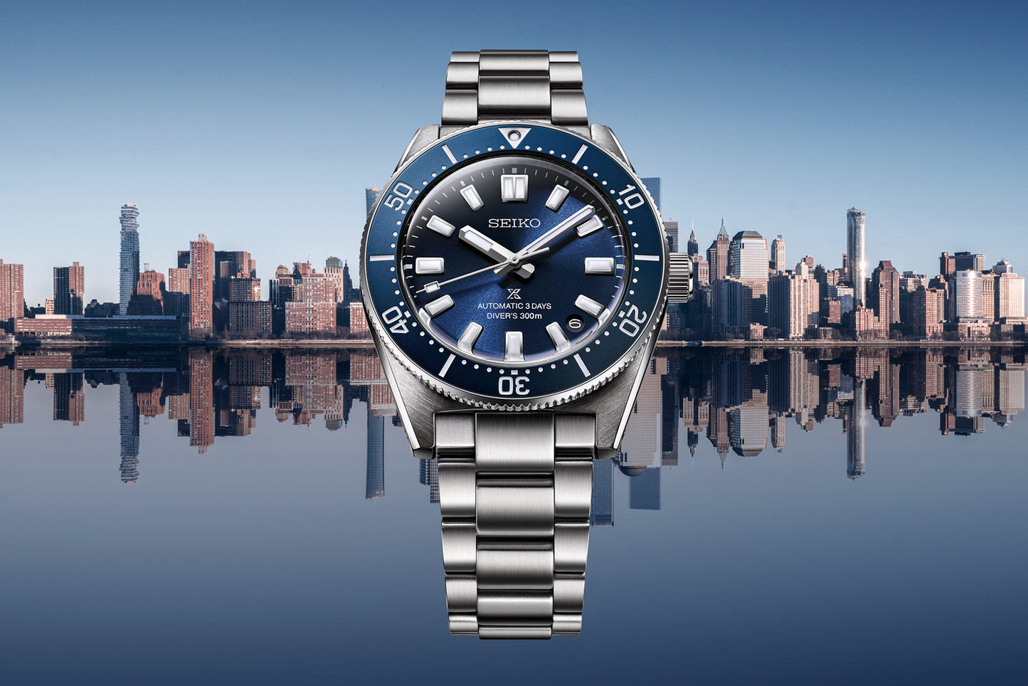 Seiko 62MAS Prospex 300m Diver's 1965 Blue Men's Stainless Steel Watch SPB451J1