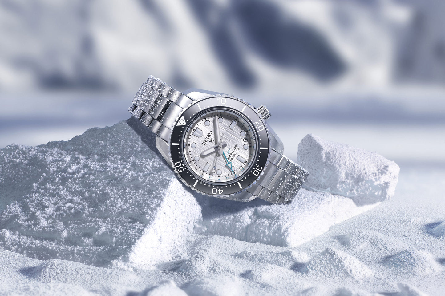Seiko 1968 Japan Made GMT Baby Marinemaster STO LE Arctic Ocean 200M Men's Diver's Watch SPB439J1