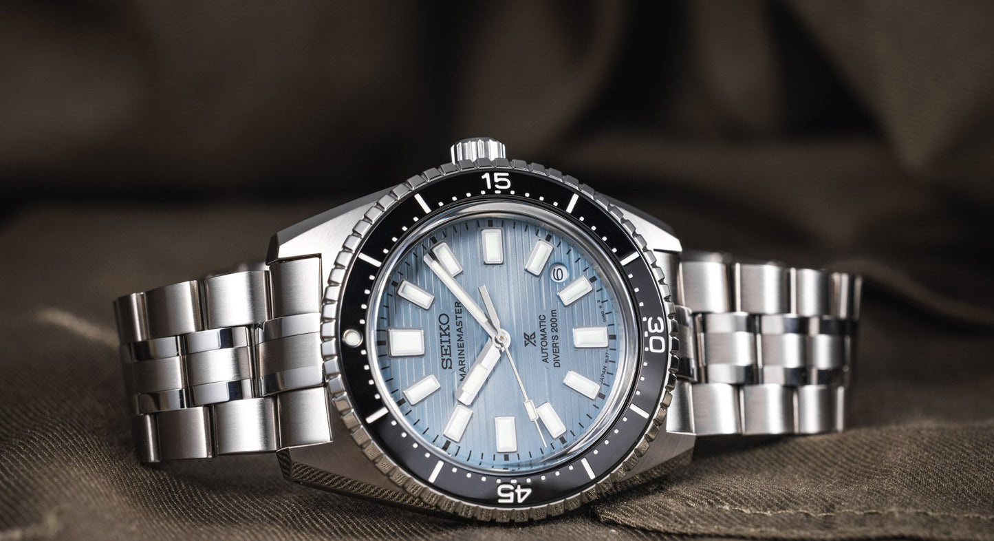 Seiko 62MAS Prospex Green Water Marinemaster Men's Stainless Steel Watch SJE117J1