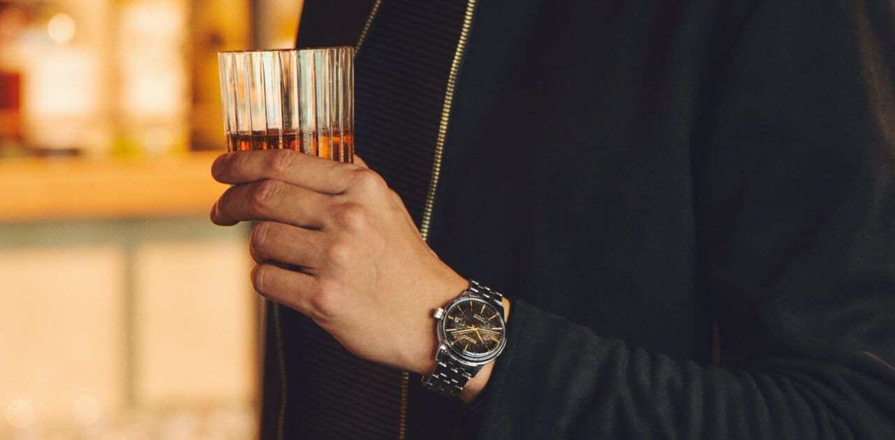 Seiko Limited Edition Presage Cocktail Time Tokyo Night Star Bar Men's Watch SRPK93J1