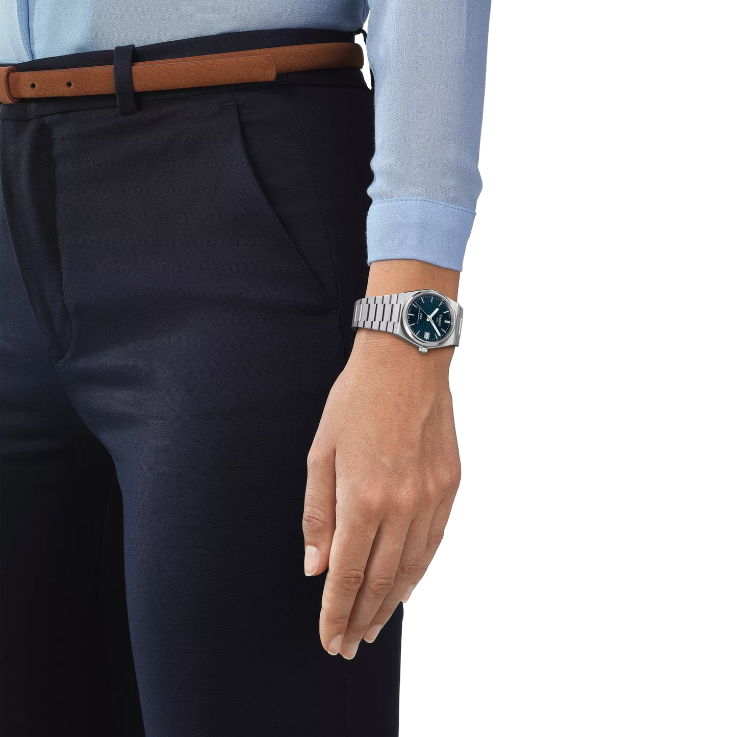 Tissot Swiss Made PRX Powermatic 80 35mm Automatic Blue Ladies' Stainless Steel Watch T137.207.11.041.00