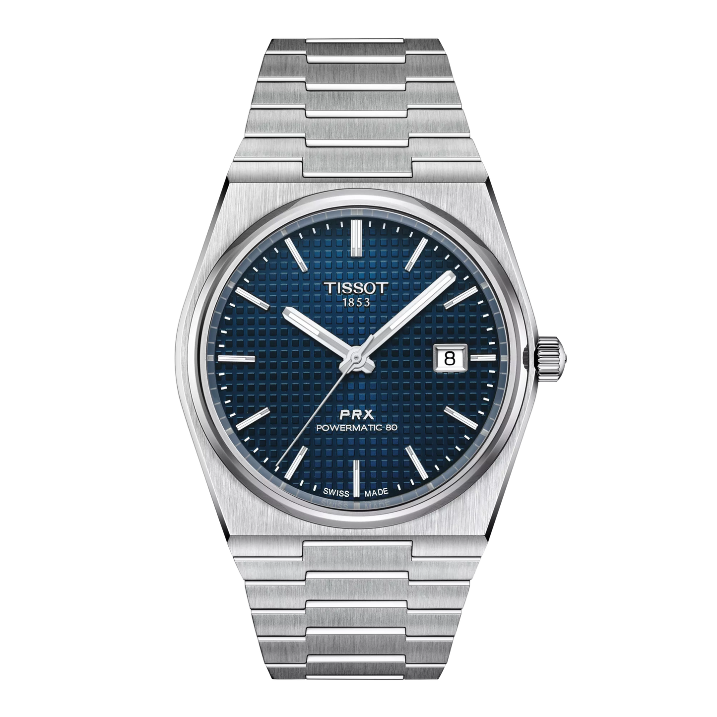 Tissot Swiss Made PRX Powermatic 80 40mm Automatic Blue Men's Stainless Steel Watch T137.407.11.041.00