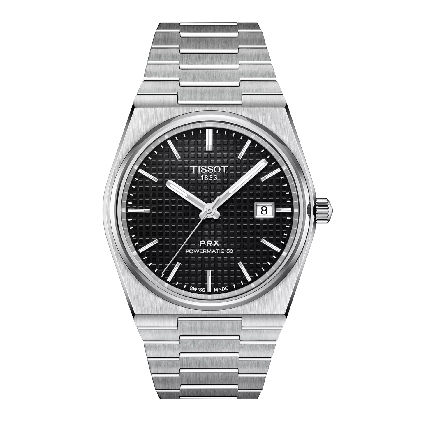 Tissot Swiss Made PRX Powermatic 80 40mm Automatic Black Men's Stainless Steel Watch T137.407.11.051.00