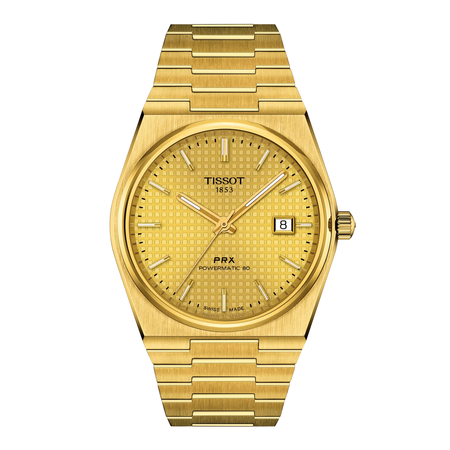 Tissot Swiss Made PRX Powermatic 80 40mm Automatic Gold Plated Men's Watch T137.407.33.021.00