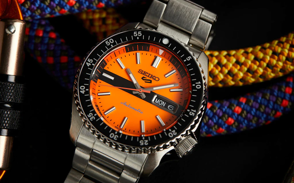 Seiko 5 100M X New Double Hurricane Special Edition Automatic Watch SRPK11K1