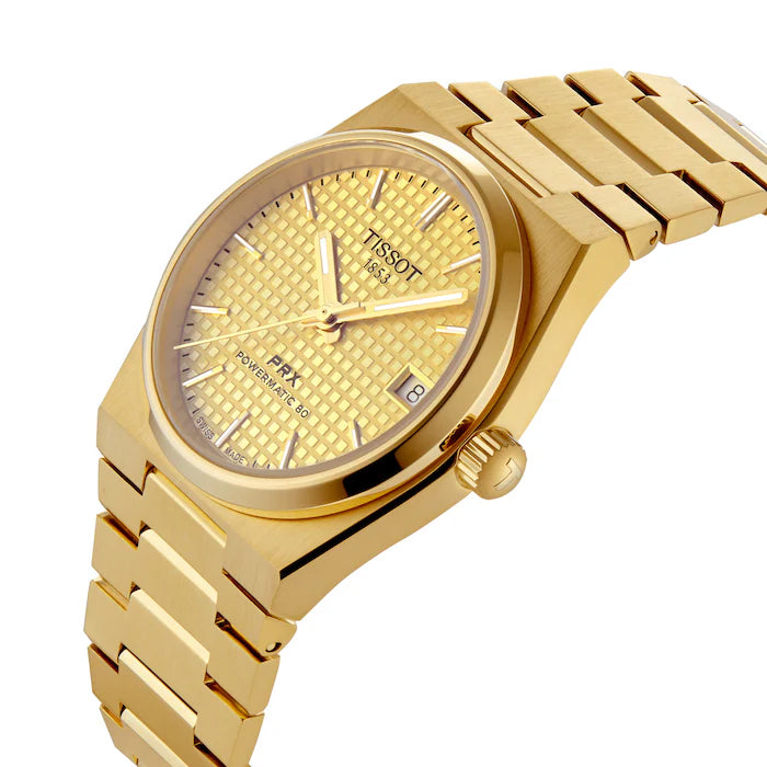 Tissot Swiss Made PRX Powermatic 80 40mm Automatic Gold Plated Men's Watch T137.407.33.021.00