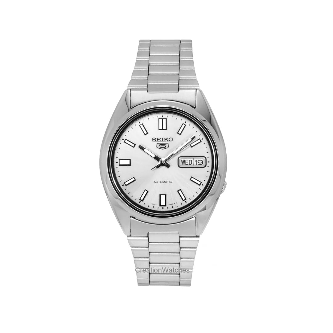 Seiko 5 Classics 100M SNXS Silver Automatic Stainless Steel Watch SNXS73K1
