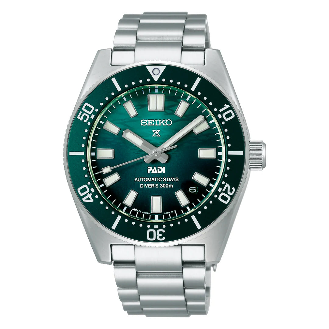Seiko Prospex 1965 Heritage Diver's 62MAS PADI SE Emerald Green Men's Watch SPB501J1