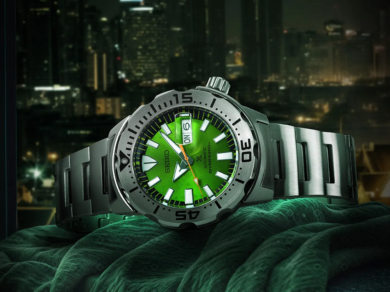 Seiko Thailand Monster LE Prajam Yam Gen 4 Diver's 200M Men's Stainless Steel Watch SRPL41K1