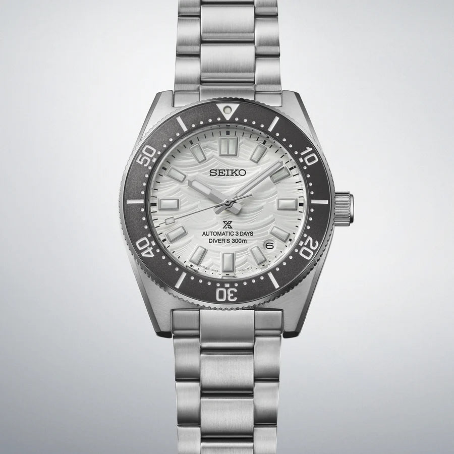 Seiko Prospex 1965 Heritage Diver's 62MAS 60th Anniv LE Silver Men's Stainless Steel Watch SPB511J1
