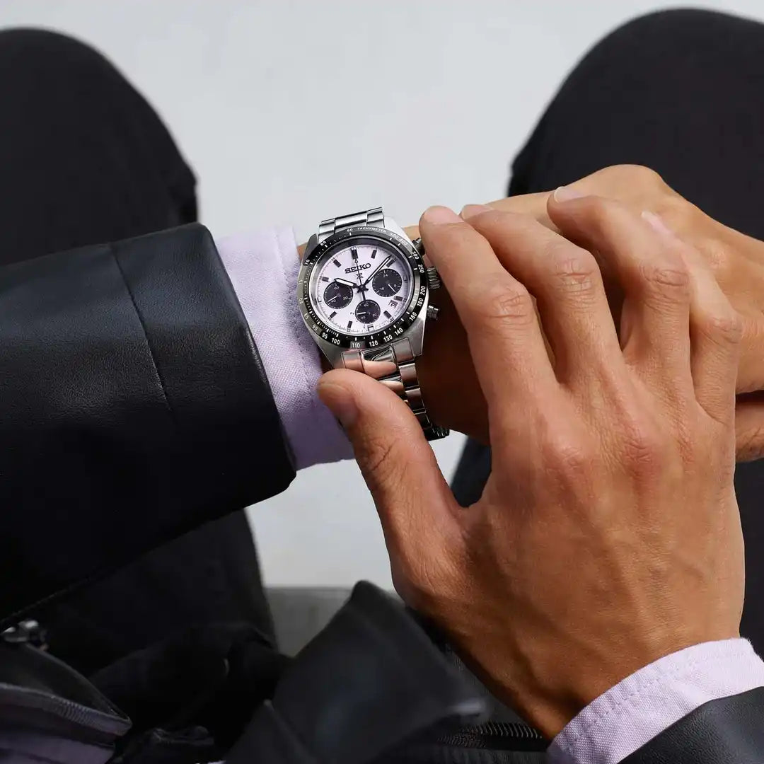 Seiko Prospex Tokyo 2025 World Athletic LE Solar Men's Stainless Steel Chrono Watch SSC955P1