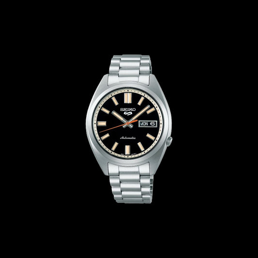 Seiko 5 Sports 100M SNXS Rinse Black Automatic Stainless Steel Watch SRPK89K1