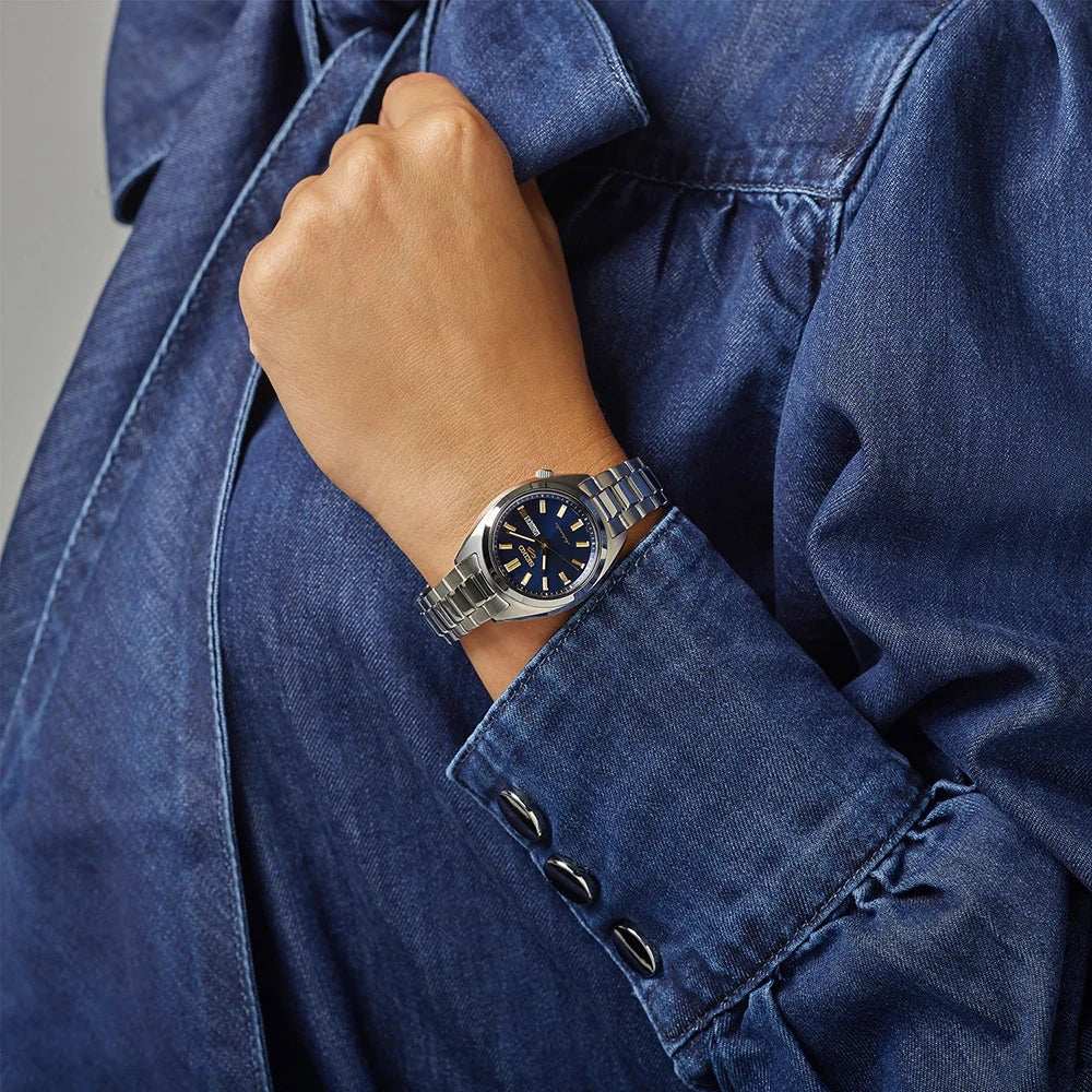 Seiko 5 Sports 100M SNXS Reissue Blazer Blue Automatic Stainless Steel Ladies Watch SRE021K1