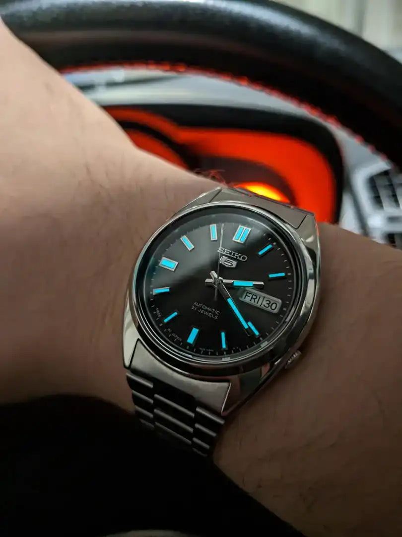 Seiko 5 Classics 100M SNXS Black Automatic Stainless Steel Watch SNXS79K1