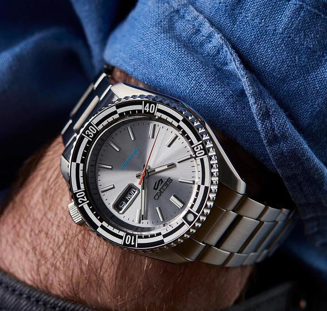 Seiko 5 100M X New Rally Timer Special Edition Automatic Watch SRPK09K1