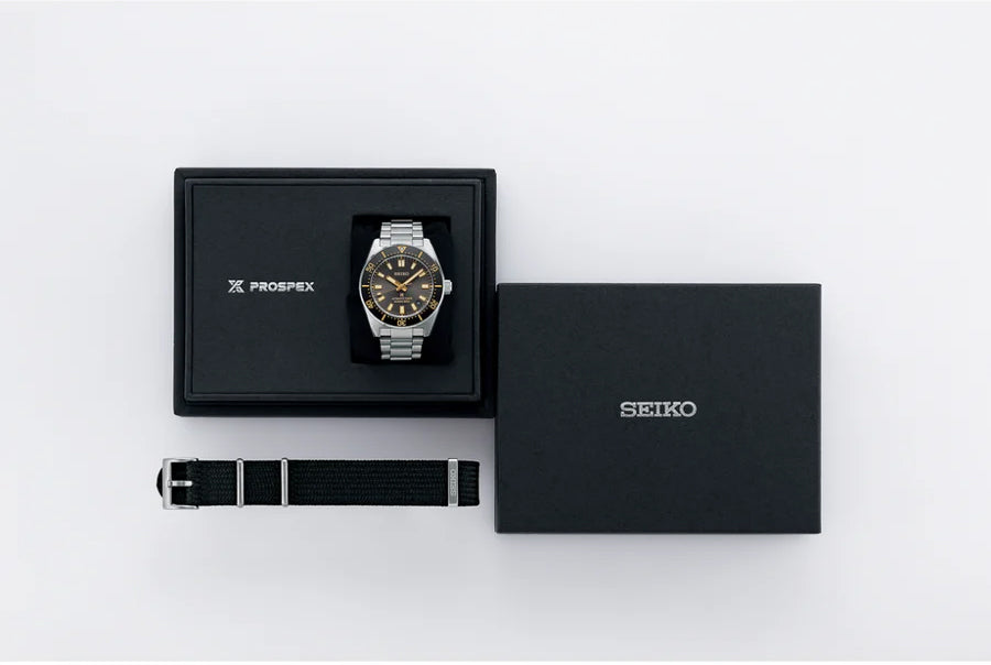 Seiko 62MAS Prospex 300m Diver's 100th Anniv 1965 Heritage SE Men's Stainless Steel Watch SPB455J1