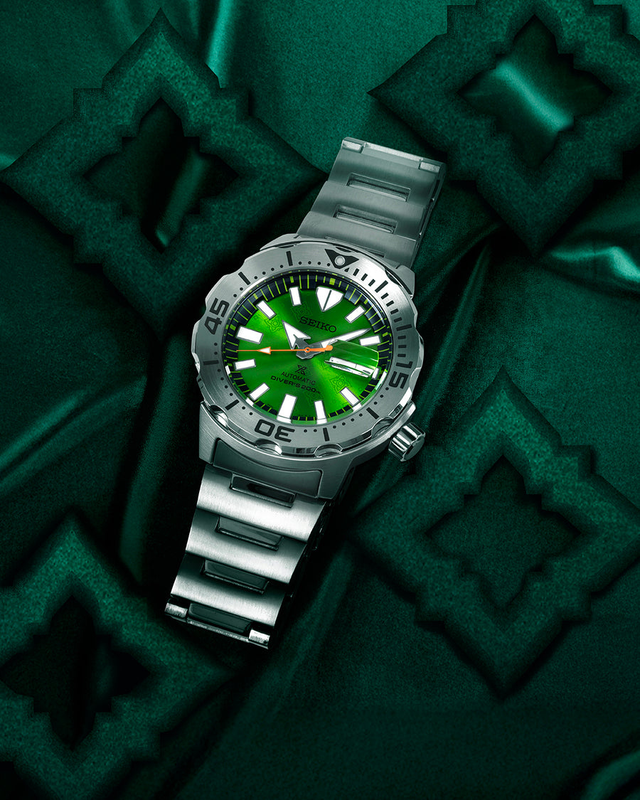 Seiko Thailand Monster LE Prajam Yam Gen 4 Diver's 200M Men's Stainless Steel Watch SRPL41K1