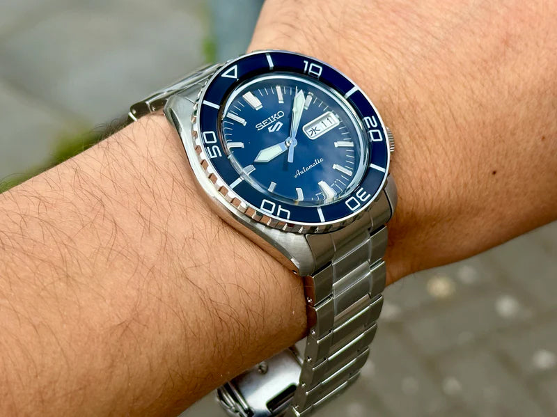 Seiko 5 Sports SNZH5 Reissue Blue Fathoms Men's Watch SRPK97K1