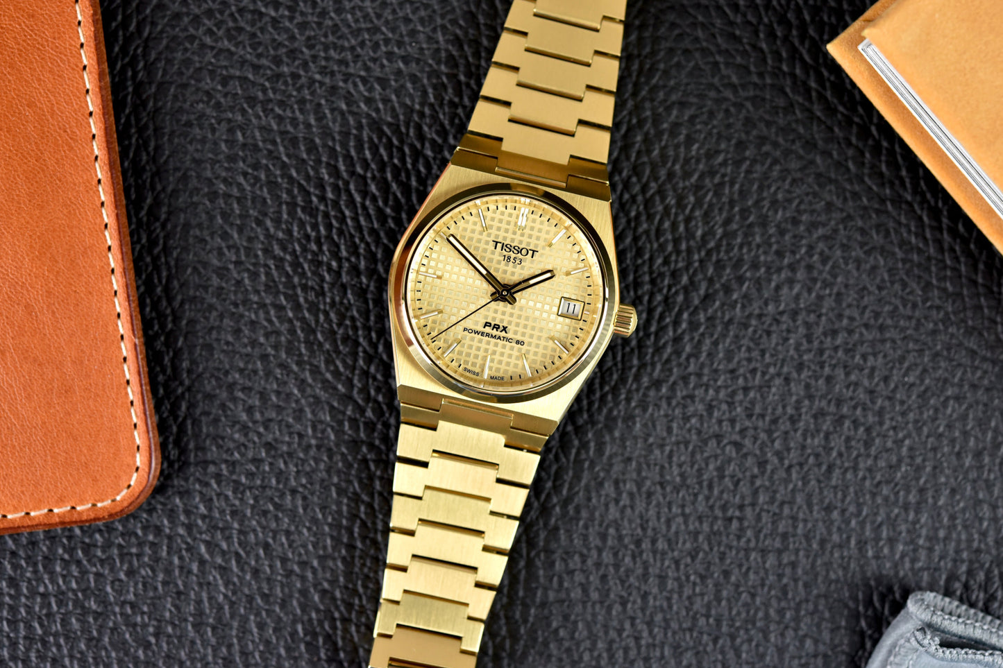 Tissot Swiss Made PRX Powermatic 80 40mm Automatic Gold Plated Men's Watch T137.407.33.021.00
