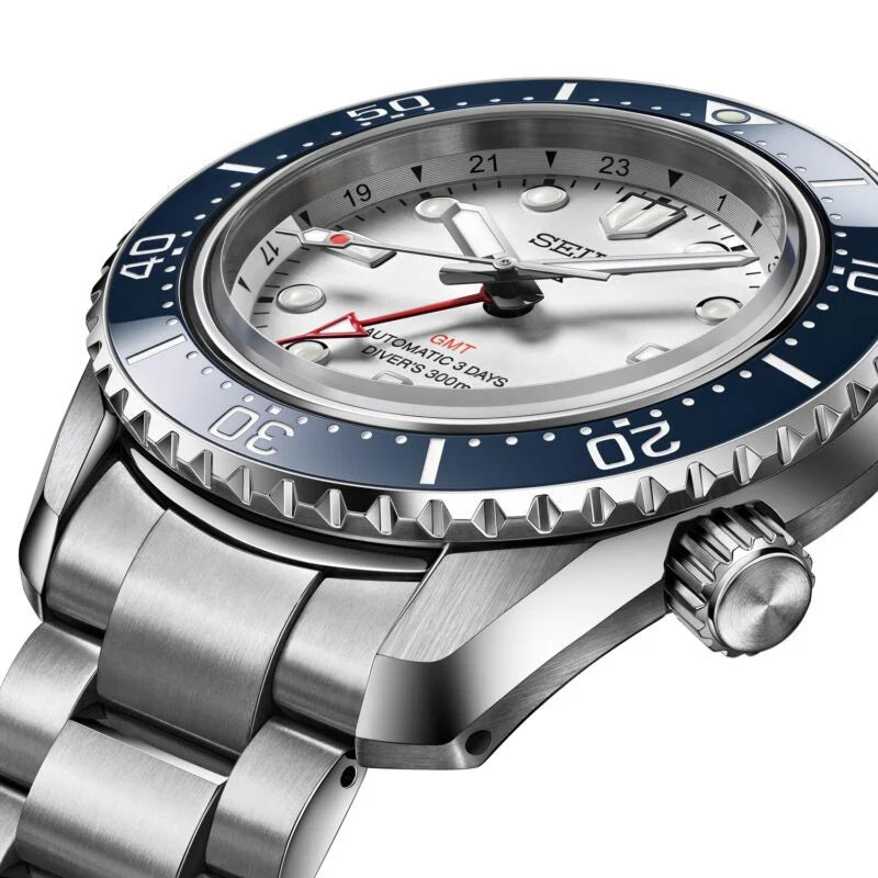 Seiko 1968 Heritage GMT Baby Marinemaster 60th Anniv LE 200M Men's Diver's Watch SPB519J1