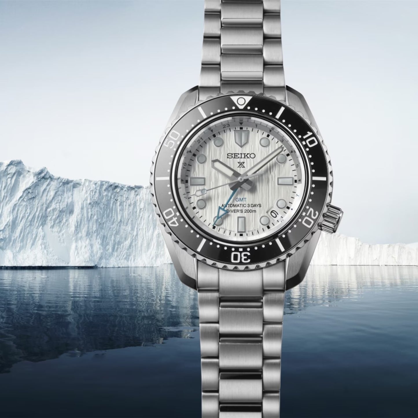 Seiko 1968 Japan Made GMT Baby Marinemaster STO LE Arctic Ocean 200M Men's Diver's Watch SPB439J1