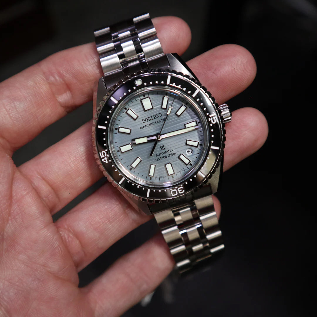 Seiko 62MAS Prospex Green Water Marinemaster Men's Stainless Steel Watch SJE117J1