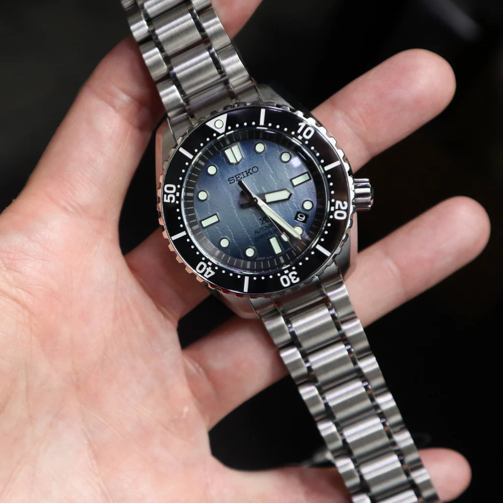 Seiko Prospex 1968 Marinemaster "The Cave Diving" Stainless Steel Watch SLA073J1