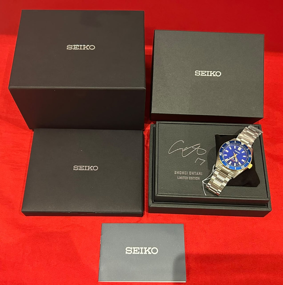 Seiko Prospex 1965 Heritage Diver's 62MAS Shohei Ohtani 2026 LE Men's Stainless Steel Watch SBDC224