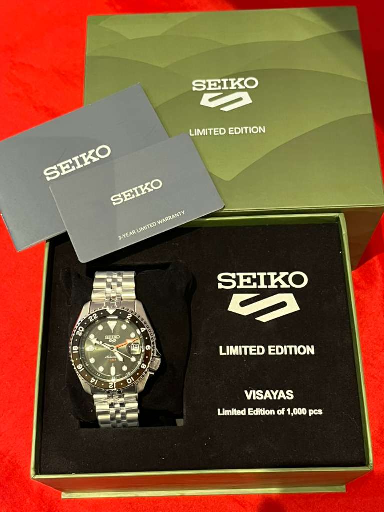 Seiko 5 GMT Sports 6th Philippines Visayas LE 100M Men's Watch SSK055K1
