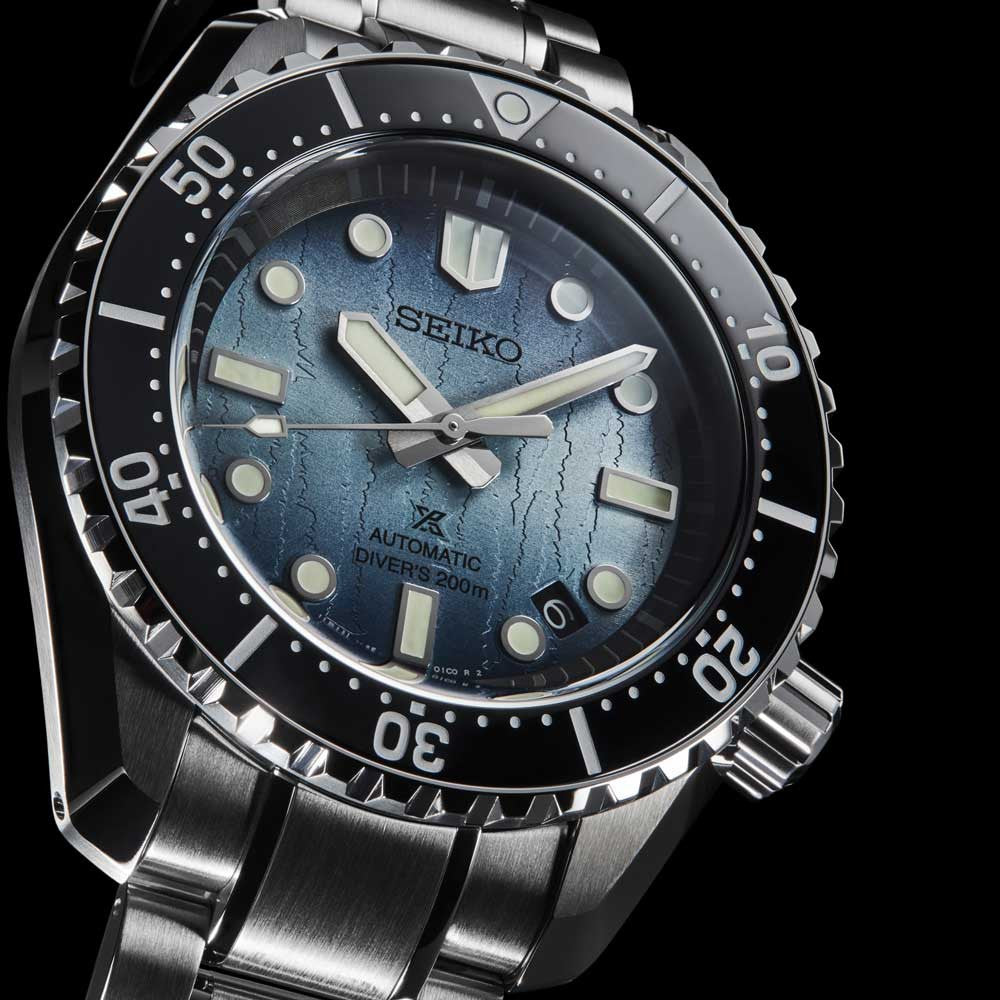 Seiko Prospex 1968 Marinemaster "The Cave Diving" Stainless Steel Watch SLA073J1
