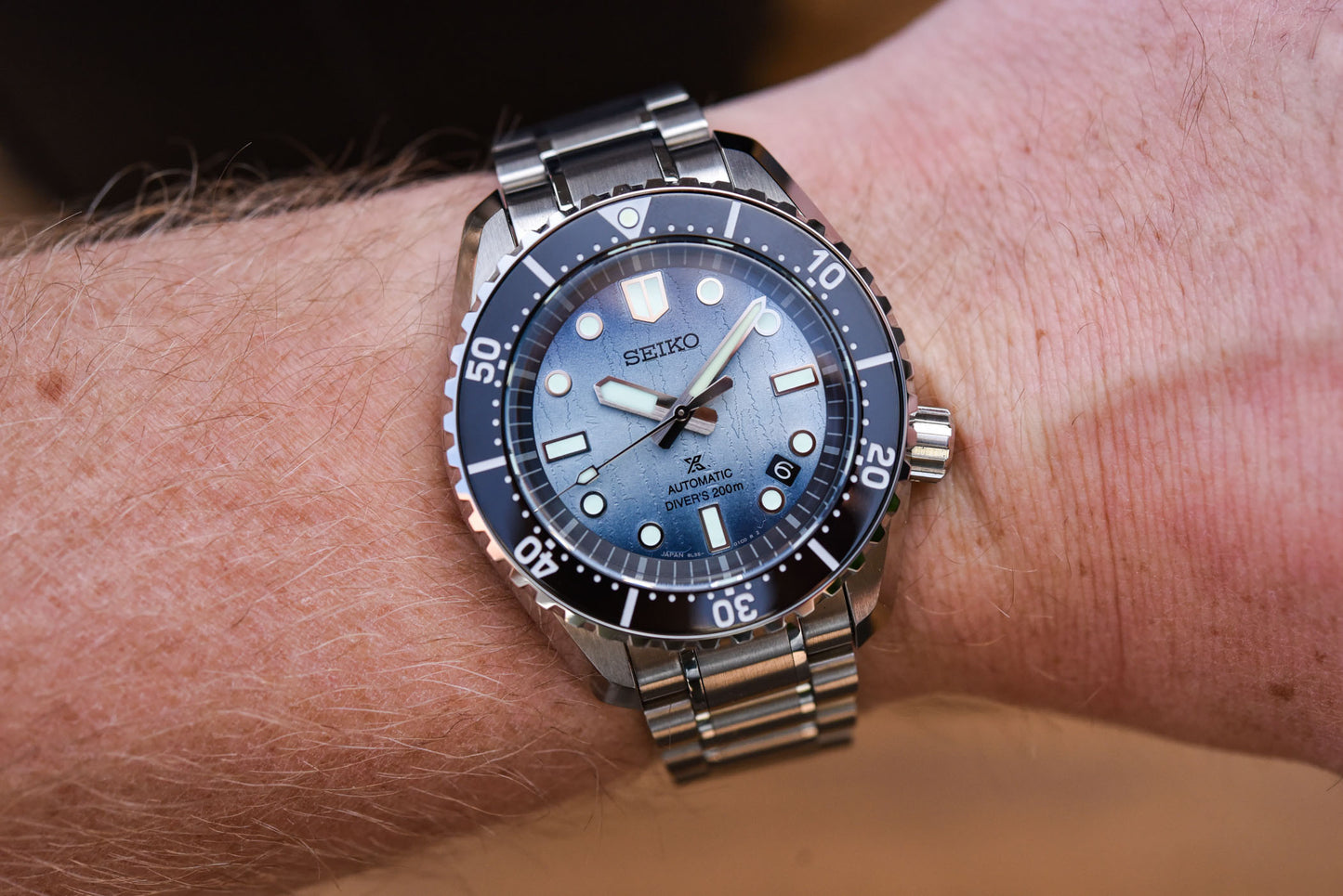Seiko Prospex 1968 Marinemaster "The Cave Diving" Stainless Steel Watch SLA073J1