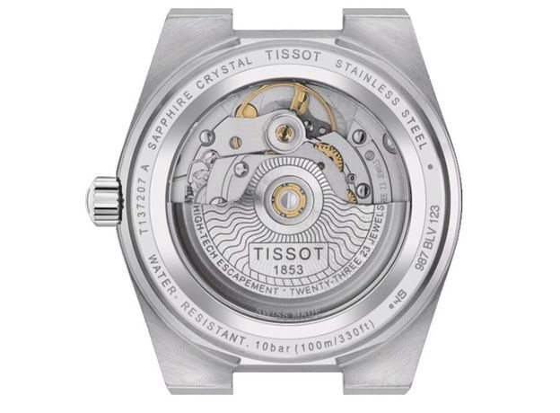 Tissot Swiss Made PRX Powermatic 80 35mm Automatic Black Ladies' Stainless Steel Watch T137.207.11.051.00